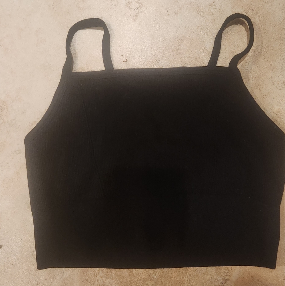 Fabletics Classic Black Tank Top